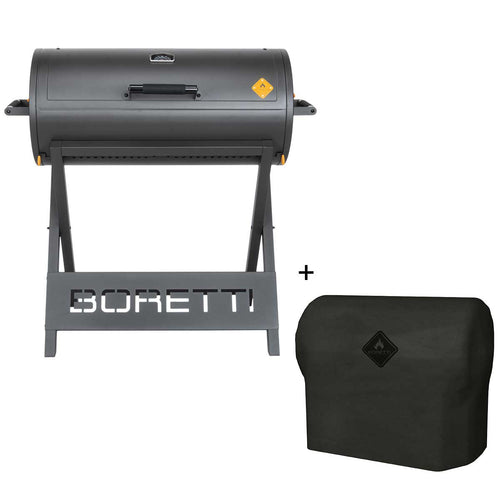 Boretti houtskool barbecue Barilo 2.0 donker grijs inclusief beschermhoes - vtwonen shop
