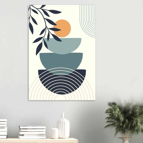 Artfulprints  Boho – Sunrise layers   poster A4 21x29.7 cm - vtwonen shop