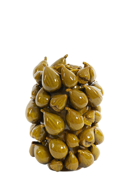 Light & Living vaas NATALIA - 23.5x23x32.5cm - geel - vtwonen shop