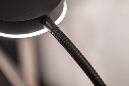 Artdelight vloerlamp Riva - 2 lichts - 45  x 180   cm - zwart - vtwonen shop