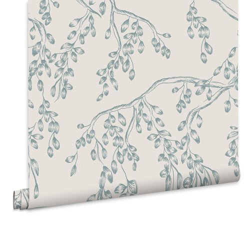 Laura Ashley Vliesbehang - Rainham Willow Newport