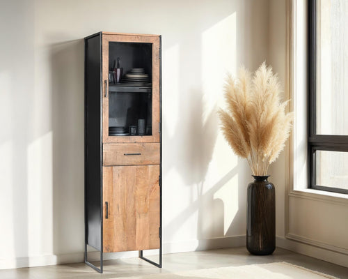 Livingfurn kabinetkast Elin - 180cm - bruin - vtwonen shop