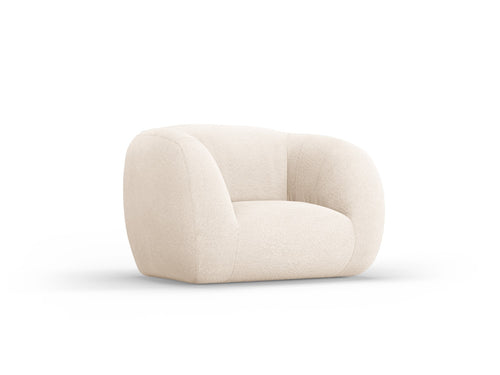 Cosmopolitan Design Fauteuil Essen boucle, beige - 95x130x86cm