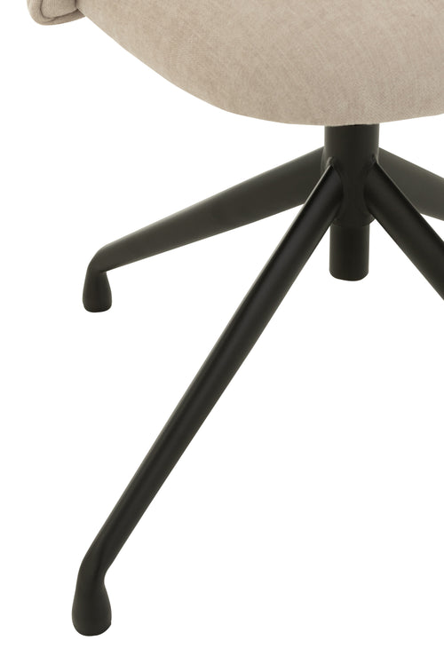 J-Line stoel Turn/Up/Down - textiel - beige