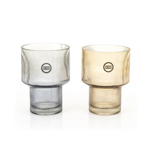 FurniLux Riba 1 vaas - Brown - 15x15x19.5 cm - vtwonen shop