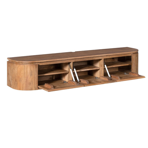 Starfurn Tv-meubel Excellent - Naturel Hout - 160x35x30cm