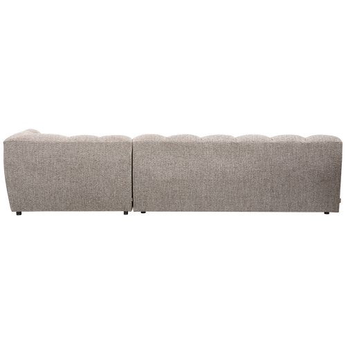 WOOOD chaise longue rechts Allure - Polyester - Klei - 79x324x165 - vtwonen shop