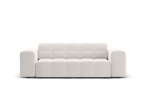 Cosmopolitan Design Bank Chicago 2-zits, chenille lichtgrijs - 102x178x78cm