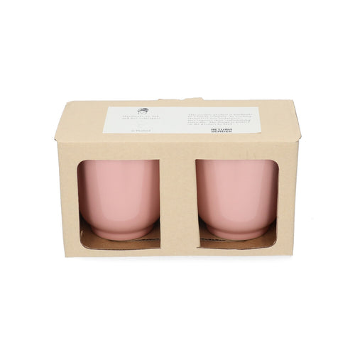 Return to Sender Mok Bloem - Roze - Set van 2