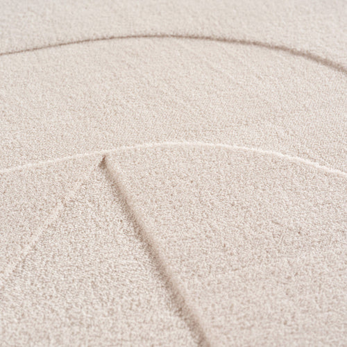 Mrcarpet Vloerkleed Scandinavisch Ivoor wit hoog/laag donna 240 x 340cm