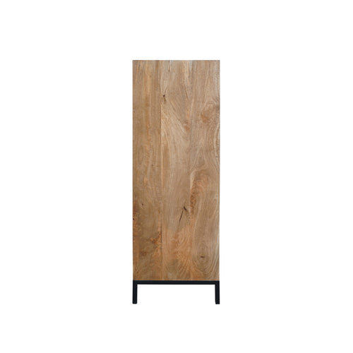 StarFurn Boekenkast RichWood - Naturel Hout - 60x45x220cm - vtwonen shop