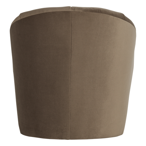 WOOOD draaifauteuil Mojo - Velvet - Taupe - 75x68x77