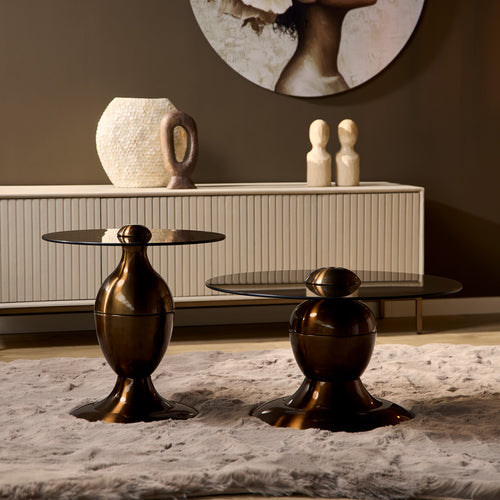 Starfurn  salontafel June - brons - 70x70x38cm - vtwonen shop