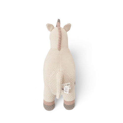 Pintado & Lacado knuffeldier Eenhoorn - wit - 46 cm