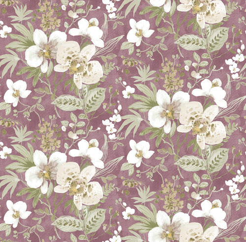 Sanders & Sanders behang bloemen oudroze - 53 cm x 10 m - 640392 - vtwonen shop