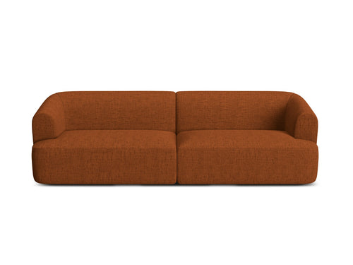 Cosmopolitan Design Modulaire bank Campi 4-zits, structurele stof baksteen - 90x255x70cm