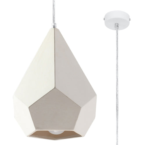 Sollux Lighting Keramische hanglamp PAVLUS - 25x25x135cm