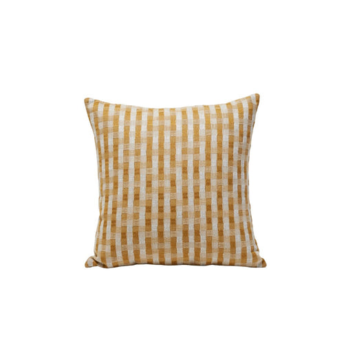 Madura Kussenovertrek Castin natuurlijk en oker 40x40 cm