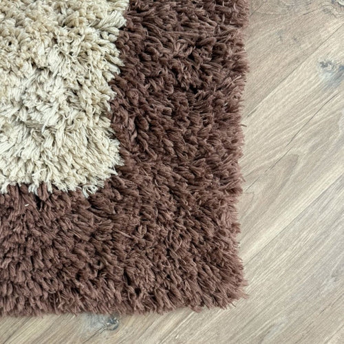 Interieur05 vloerkleed Pilo - hoogpolig - beige/bruin - 240 x 340 cm
