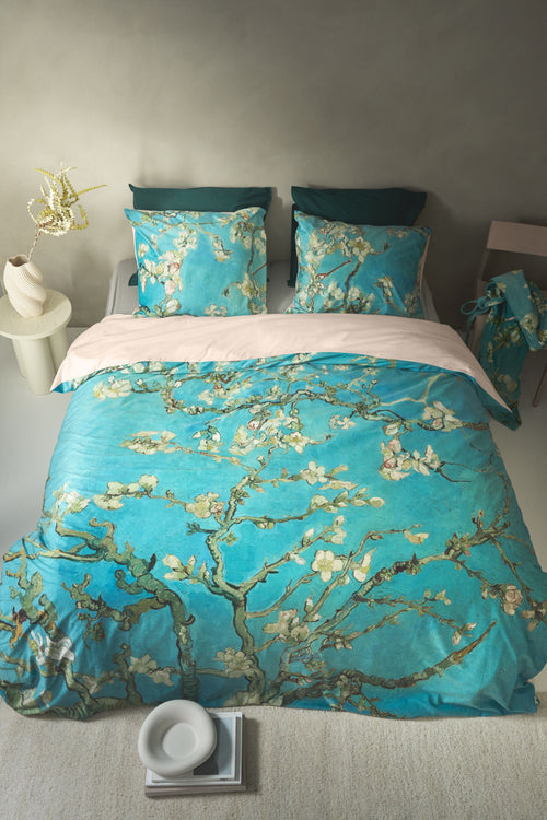 Beddinghouse x Van Gogh Museum Dekbedovertrek Almond Blossom De Velours - 260 x 200/220 cm - Blauw