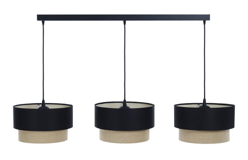 bpskoncept hanglamp Light Line - jute & zwart
