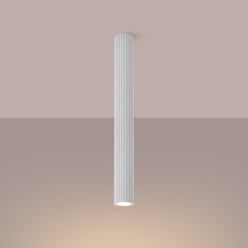 Sollux Lighting Plafondlamp KARBON 60 wit - 6,5x6,5x60cm