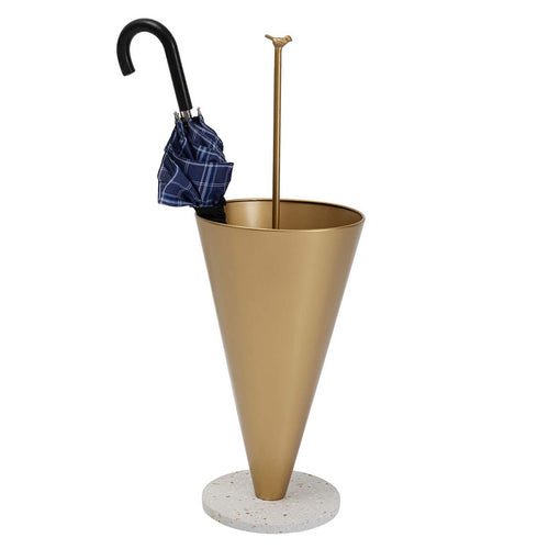 Kare Design Paraplubak Singing In The Rain goud