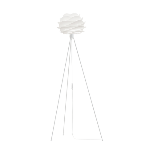 Umage Carmina Mini vloerlamp white - met vloer tripod wit - Ø 32 cm - vtwonen shop