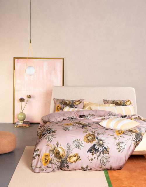 Essenza Florean dekbedovertrek - Lits-Jumeaux XL – 260x200/220 cm - Blush pink