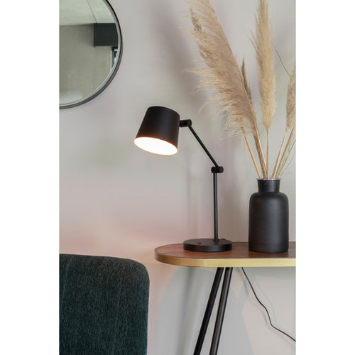 Housecraft living Hajo Bureaulamp  - Zwart - vtwonen shop