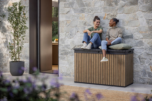 Keter Venetian Opbergbox - 670L - 142,5x65,3x89,5cm - Bruin - vtwonen shop