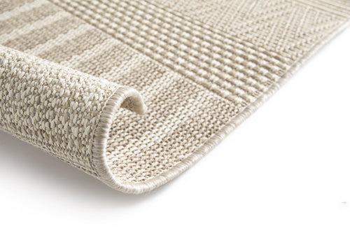 AFK Living vloerkleed Maasai - voor binnen en buiten - beige - 200 x 290 cm
