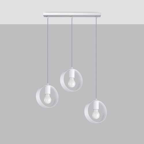 Sollux Lighting Hanglamp TITRAN 3 biała - 56x5x110cm