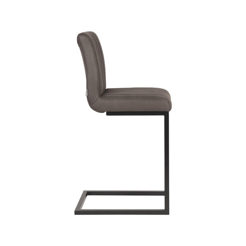 LABEL51 Barkruk Milo - Antraciet - Zithoogte 66cm - Set van 2