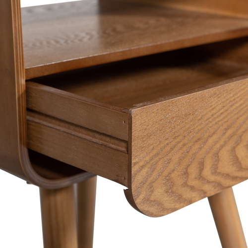 WOOOD nachtkastje/bijzettafel Nils - Hout - Naturel - 54x36x30 - vtwonen shop