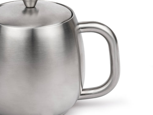 Bredemeijer -Theepot Vera - mat rvs - 0,9L