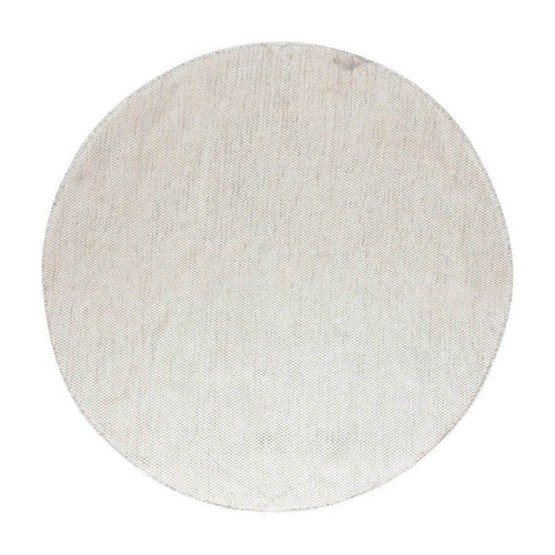 Interieur05 Vloerkleed Gerecycled Materiaal Rond Ciro Beige/wit - 220 x 220 cm