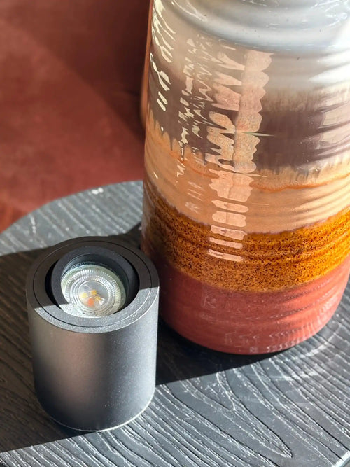 Ylumen tafellamp Fury - 1 lichts - 8  x 10   cm - zwart - vtwonen shop