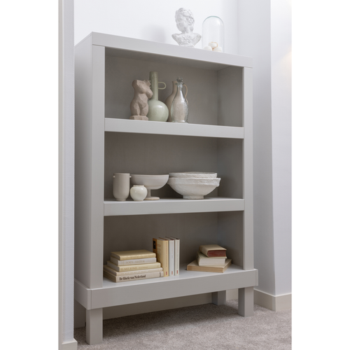 Basiclabel open kast Bonk - Grenen - Mist - 160x103x37 - vtwonen shop