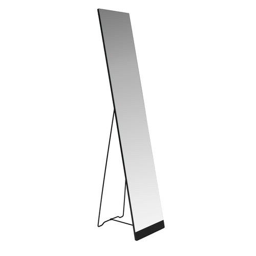 Housecraft Living Stand Vrijstaande Spiegel/ Passpiegel Staand Zwart - vtwonen shop