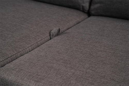 Lesli Living loveseat Treviso - taupe - 194x83x94cm