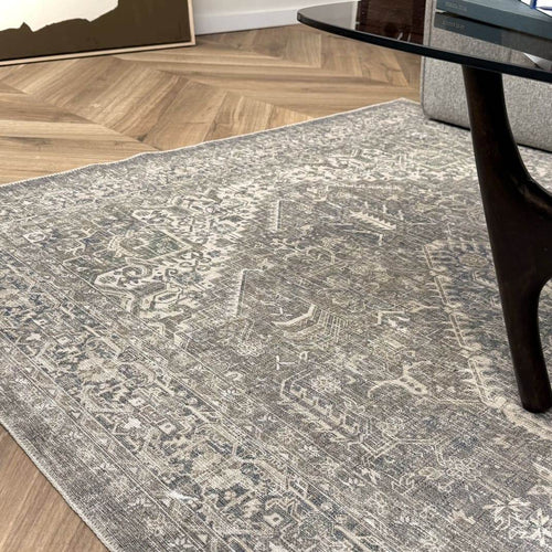 Interieur05 Vintage vloerkleed Ethel Groen/Blauw - 330 x 240 cm