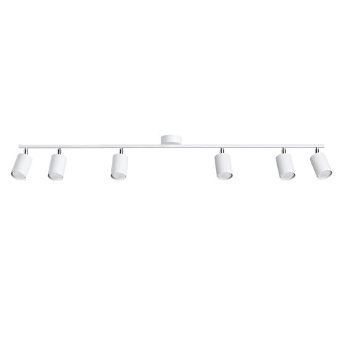 Sollux Lighting Plafondlamp LEMMI 6L wit - 135x24x20cm