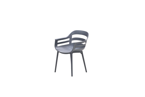 Garden Impressions Ceasar tuinstoelen set van 4 antraciet