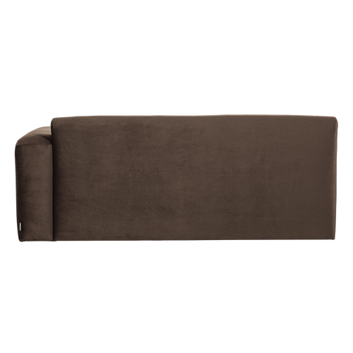 WOOOD 2-zits bank arm rechts Mojo Base - Velvet - Bruin - 74x185x97