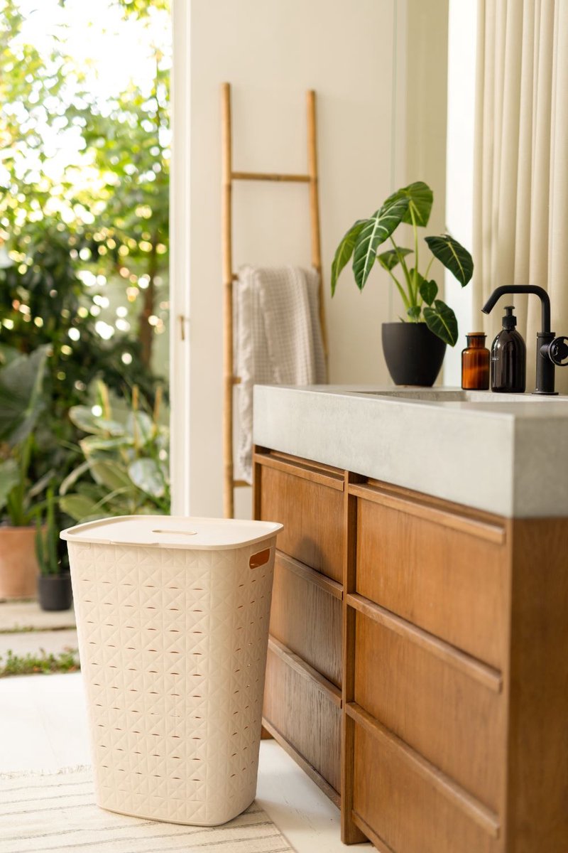 Curver Softex Wasbox - 56L - 43,8x34x59,9cm - Beige – vtwonen shop