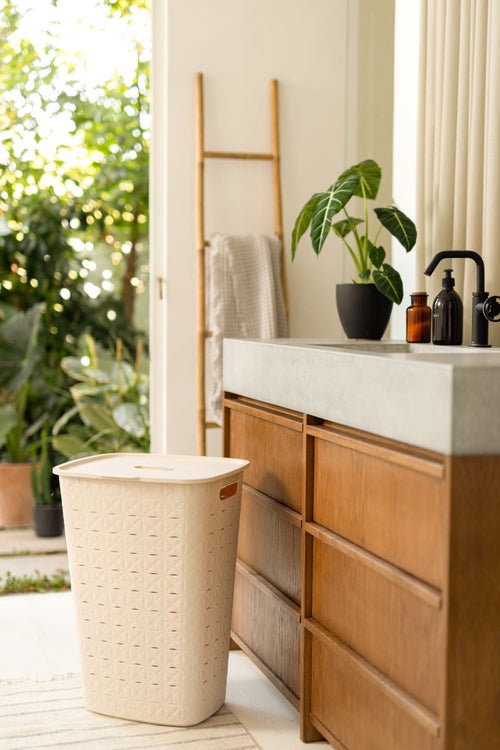 Curver Softex Wasbox - 56L - 43,8x34x59,9cm - Beige - vtwonen shop