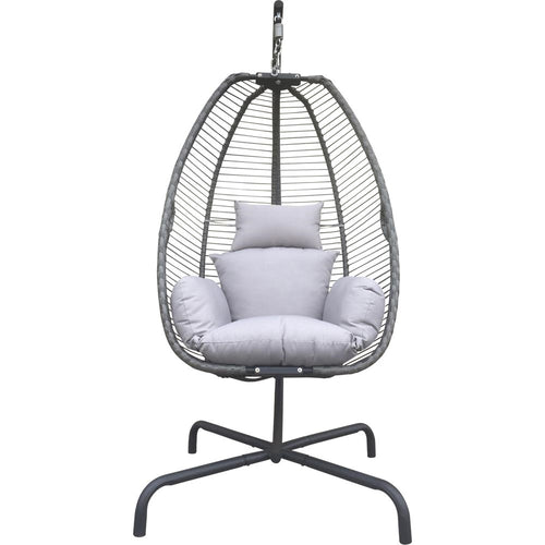 Lesli Living bistrostoel Rope - grijs - Ø128x208cm