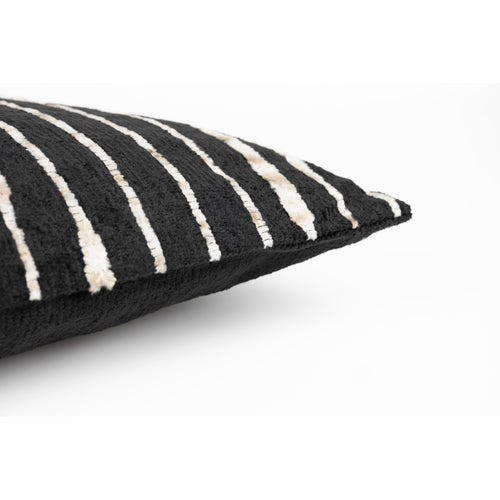 Dutchbone Leaf Kussen 45x45 cm Zwart