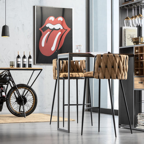 Kare Design Barkruk Cheerio - geel - vtwonen shop